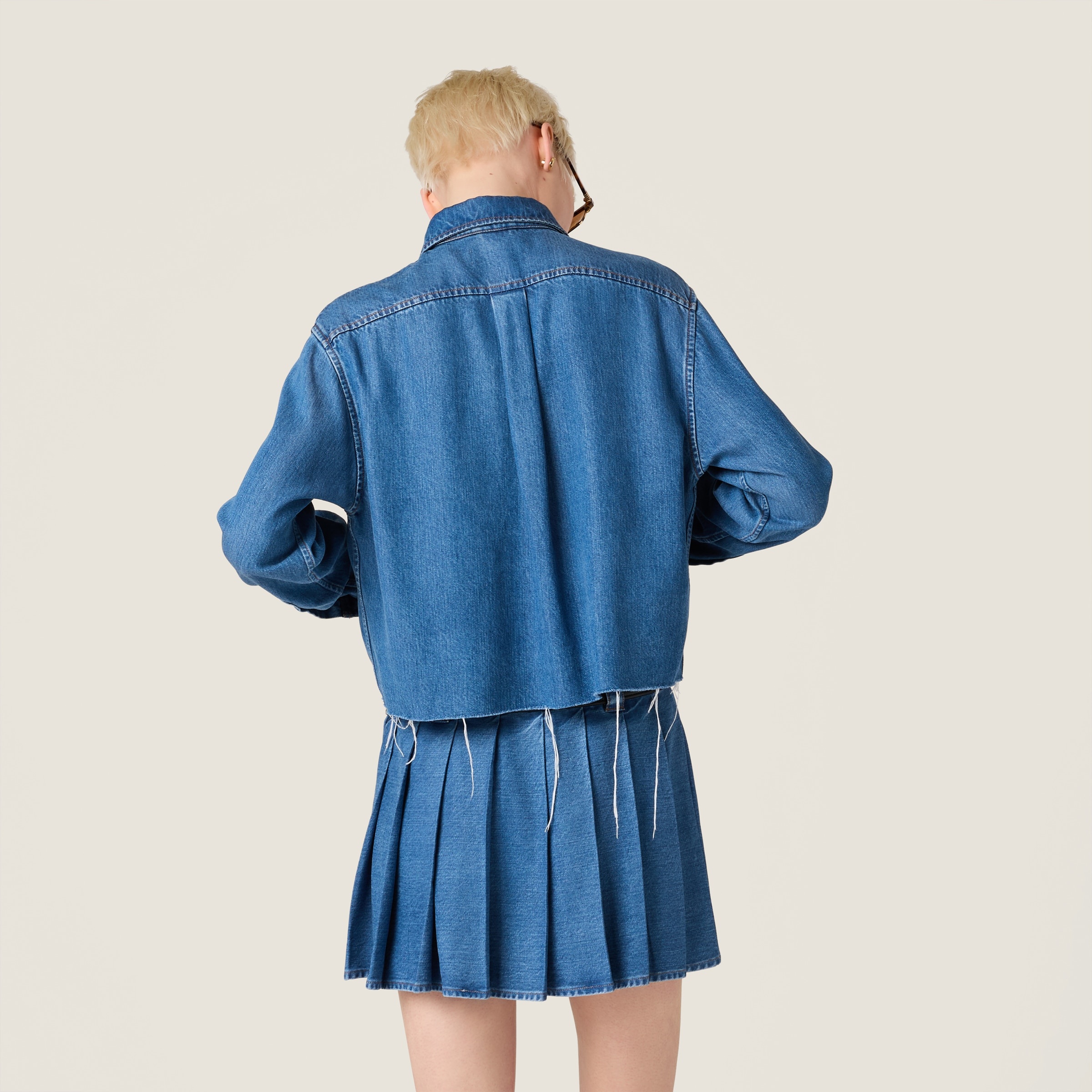 Denim miniskirt - 3