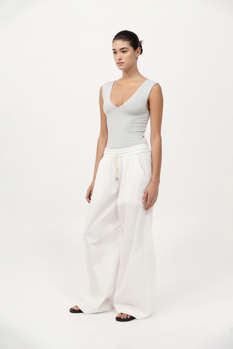 Everyday Drawstring Pants - White 3