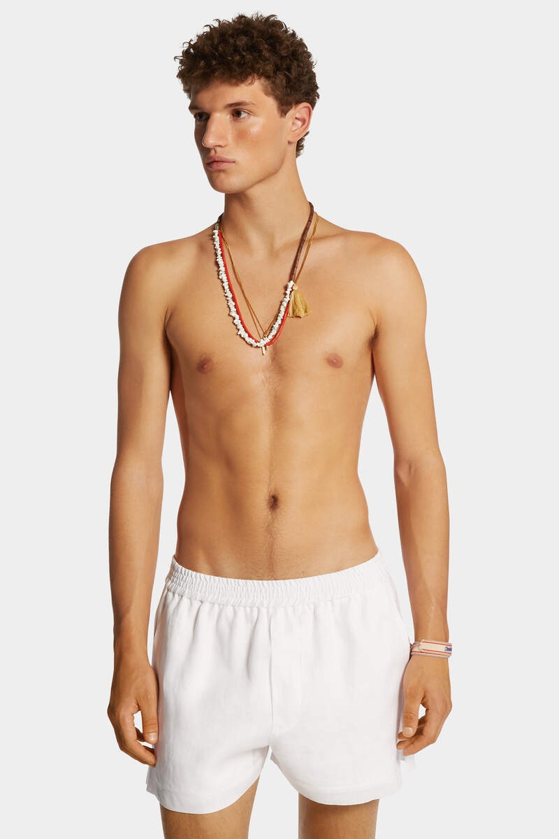 SUMMER LOVERS LINEN SHORTS - 3