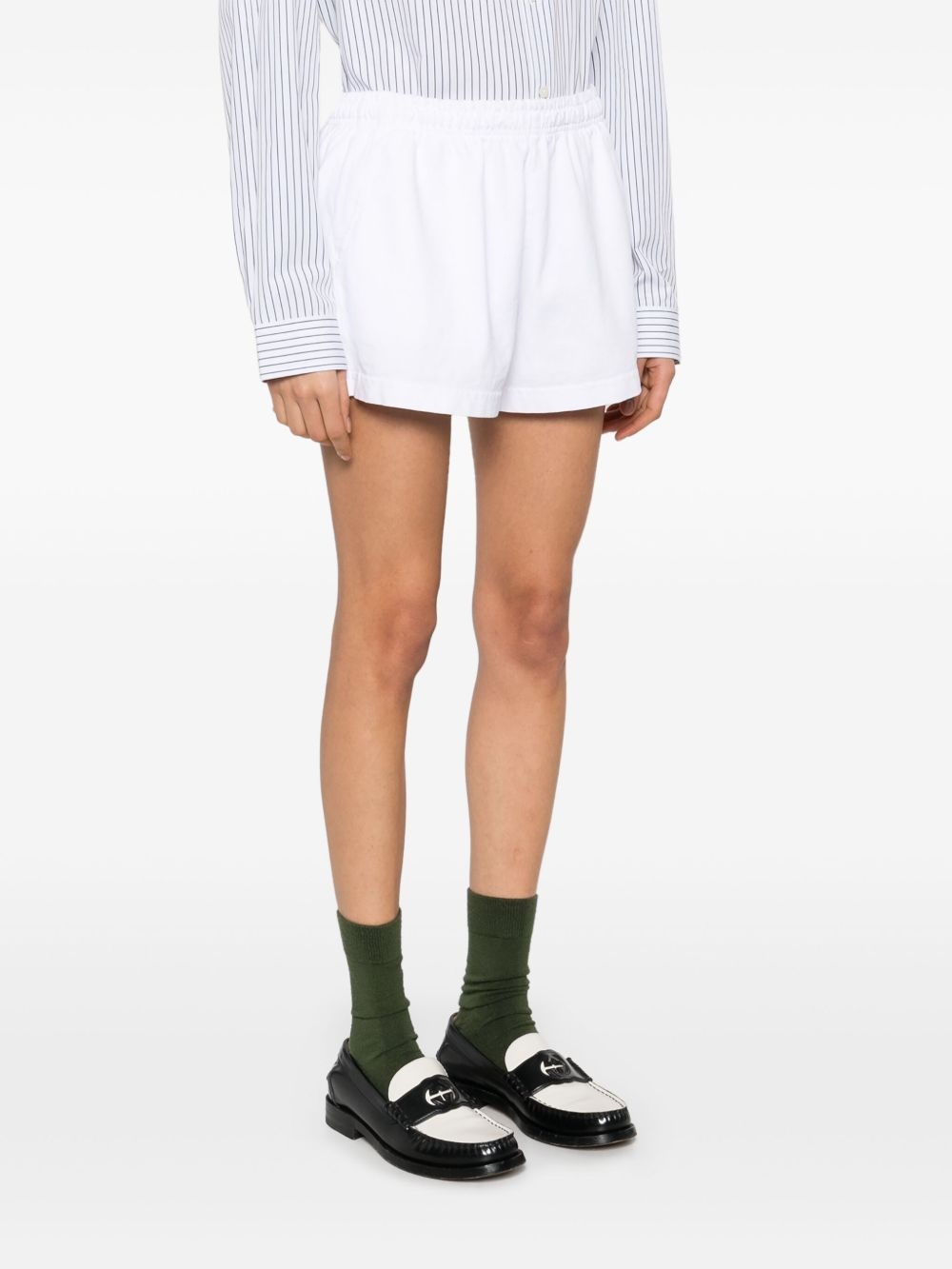 logo-print shorts - 3