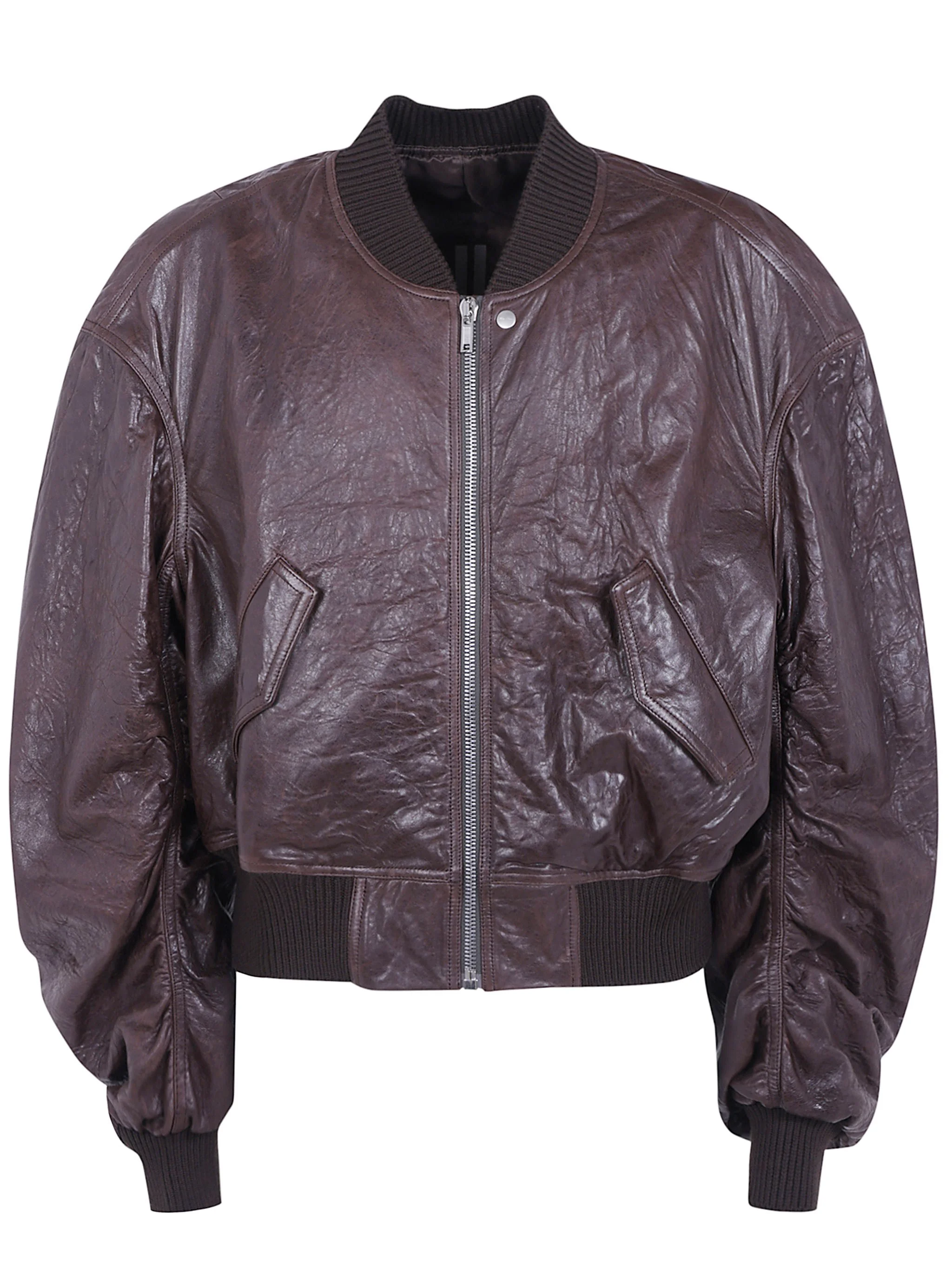 Jacket Padded Leather "Secchia Flight" - 1