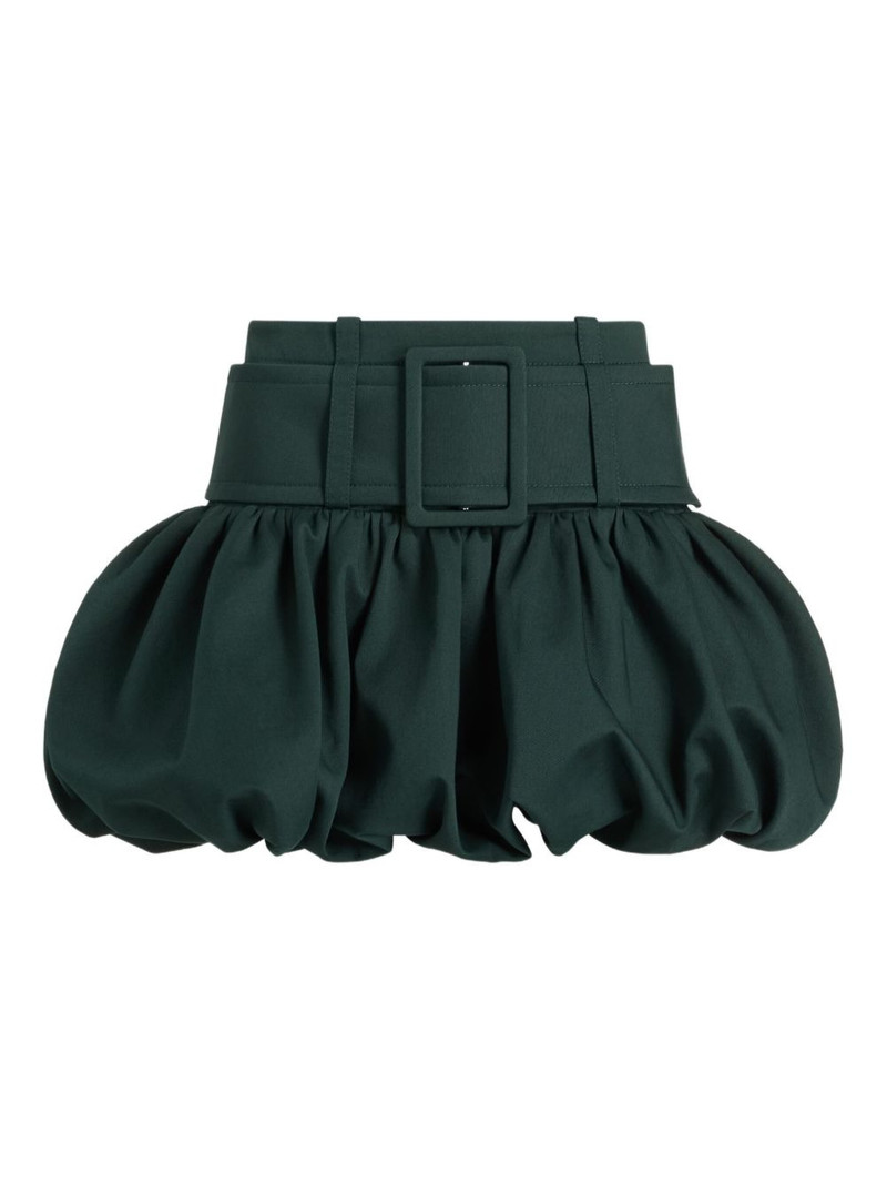 belted bubble mini skirt 1