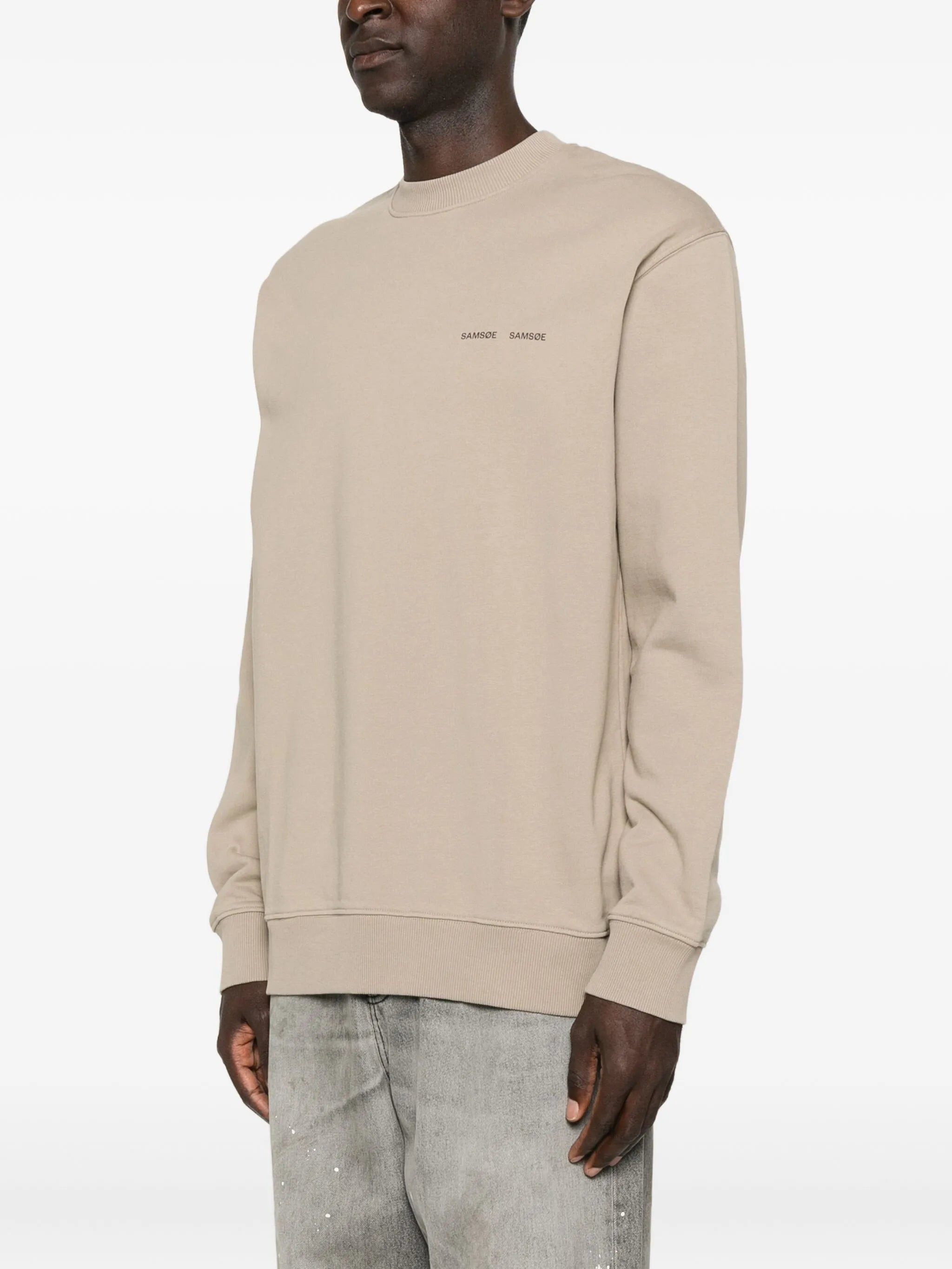 Samsoe Samsoe Crew-neck Logo Sweatshirt - 4