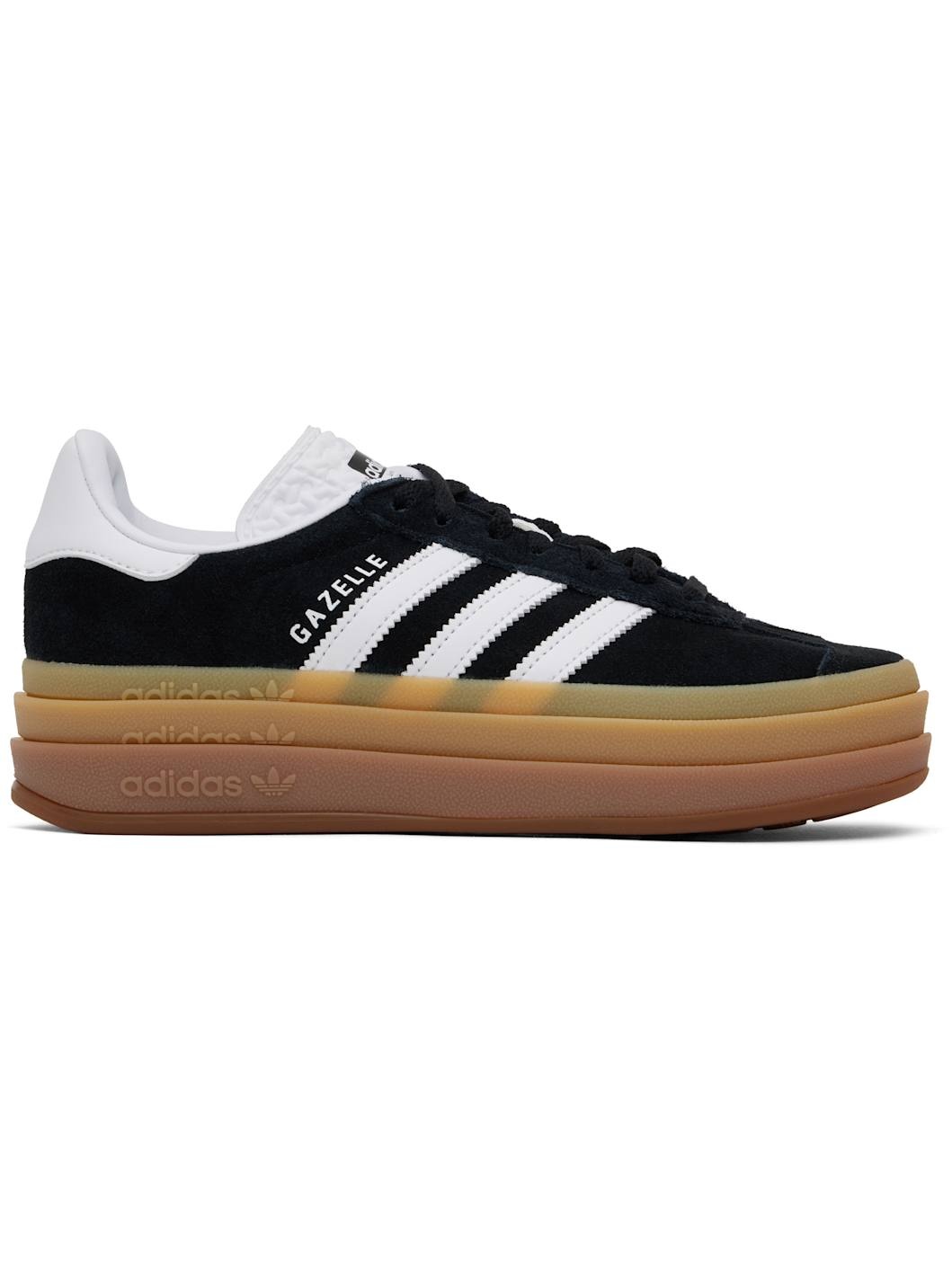 Black Gazelle Bold Sneakers - 1