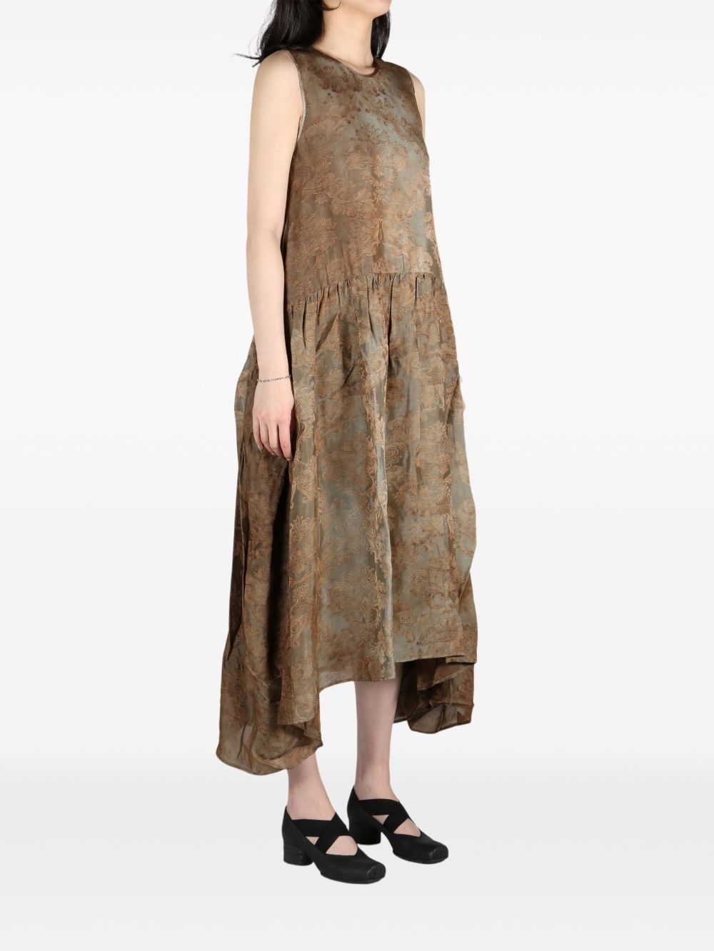 Avery sleeveless midi dress - 3