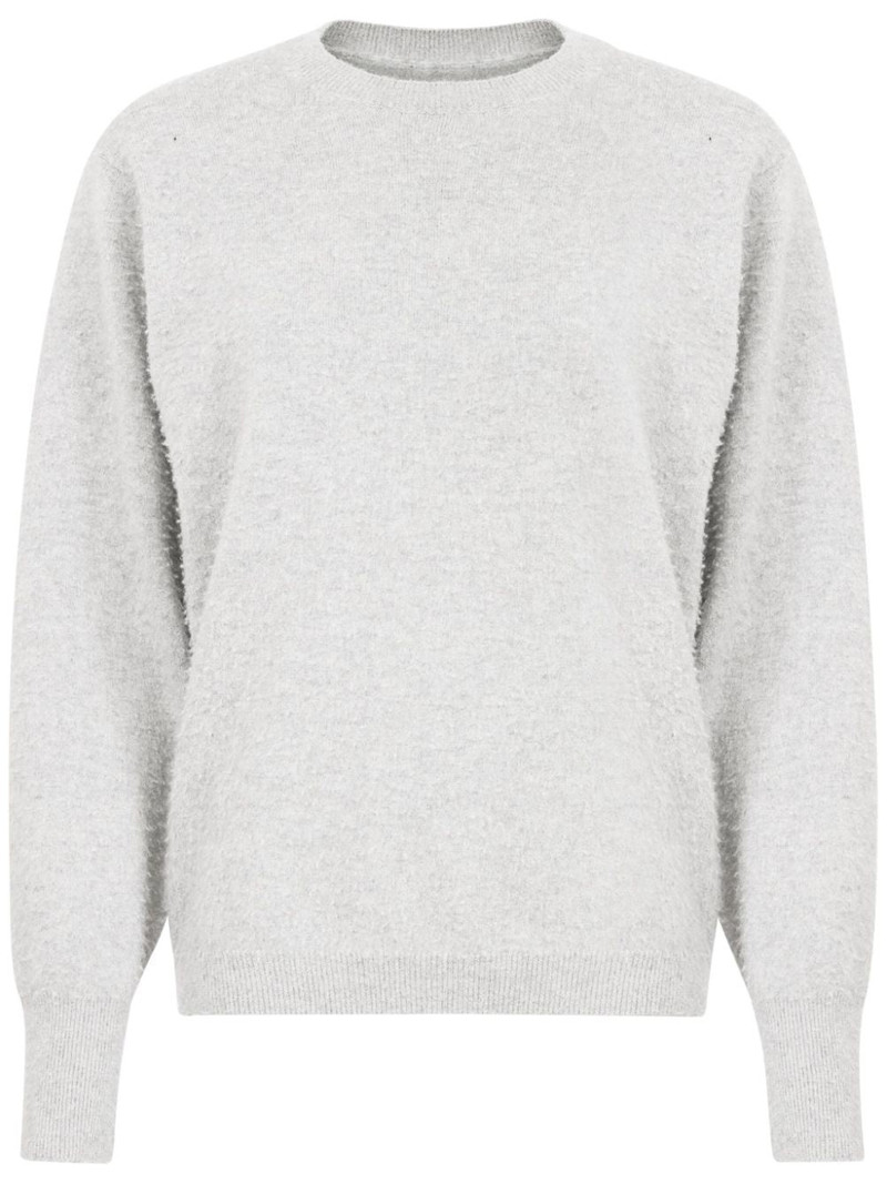 CREW-NECK CASHMERE-COTTON JUMPER 1