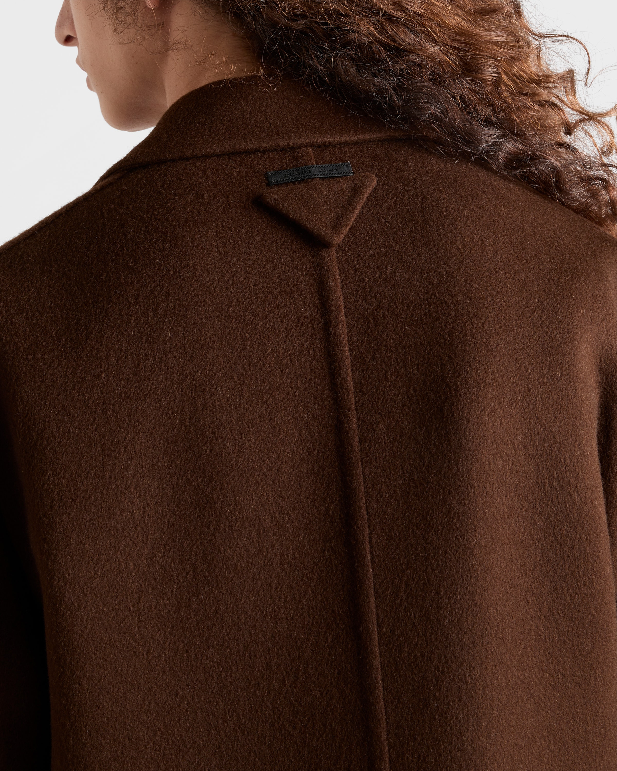 Single-breasted cashmere coat - 4