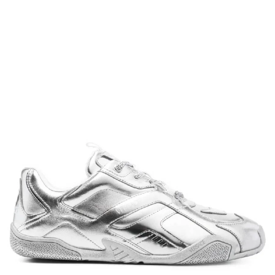 Versace Galaxia Metallic Low-Top Sneakers - 1
