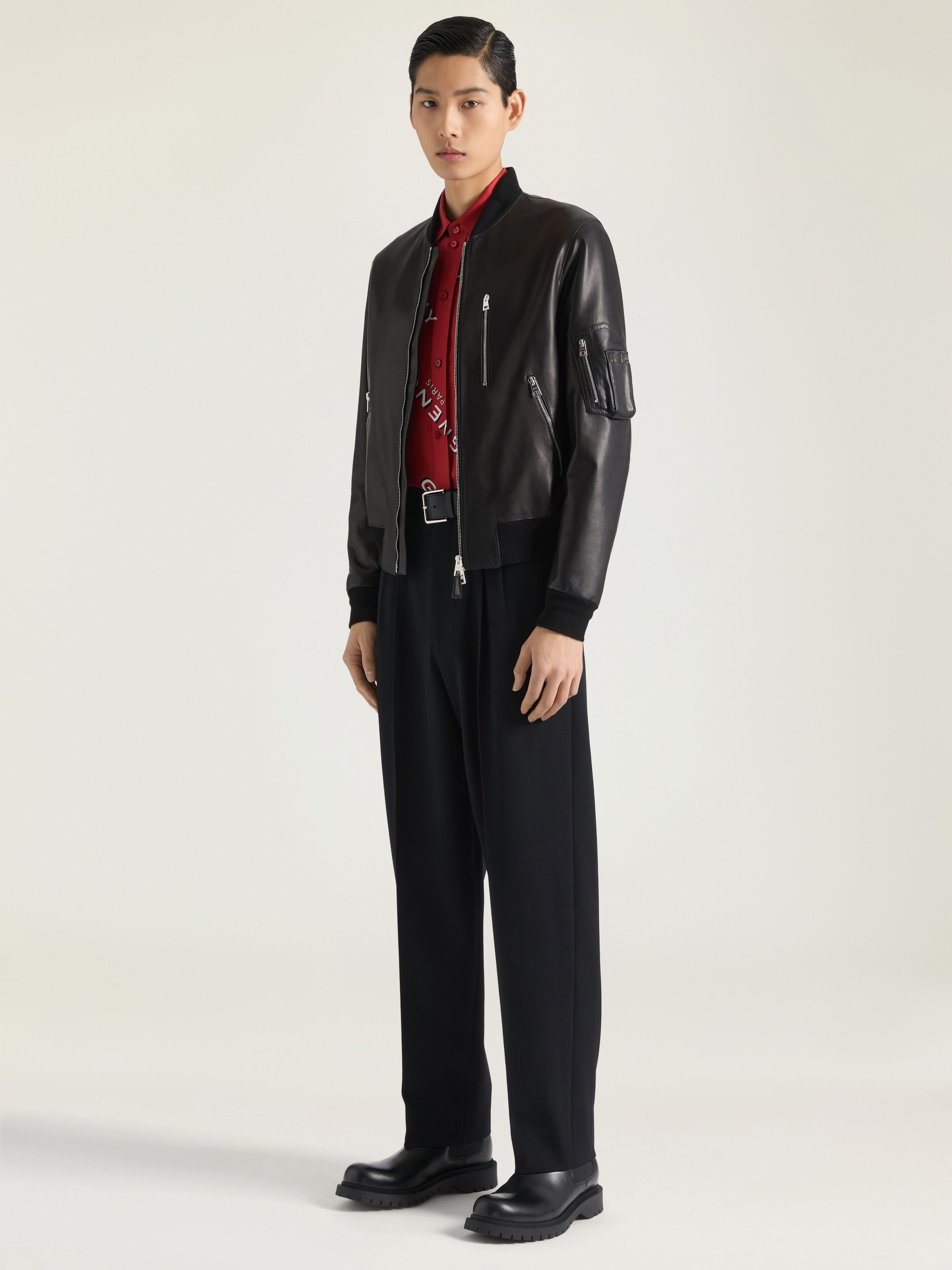 AVIATOR JACKET IN LEATHER - 3
