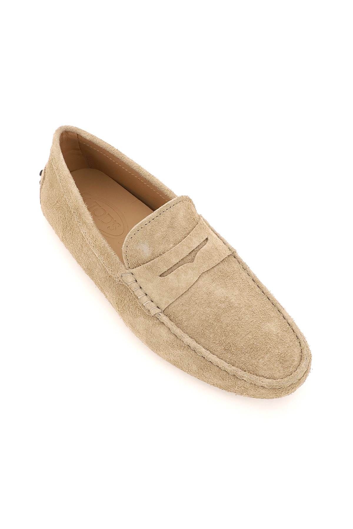 SUEDE LEATHER GOMMINO DRIVER LOAFERS - 4