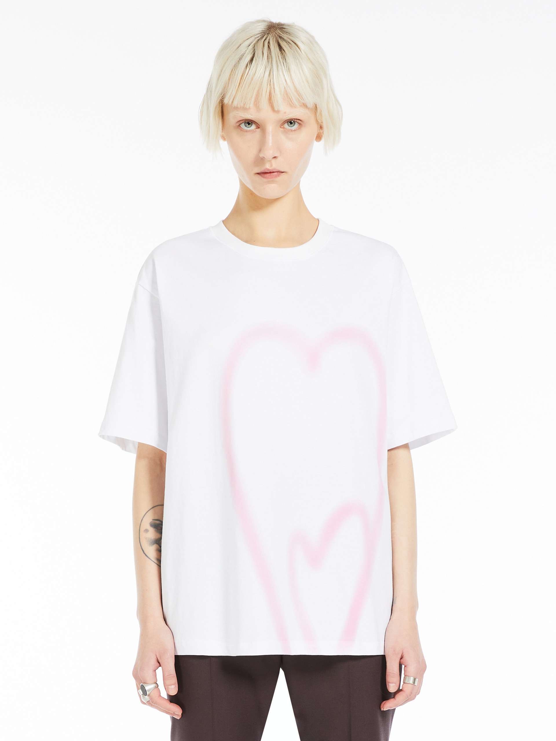 LUIS Heart print-adorned jersey T-shirt - 3