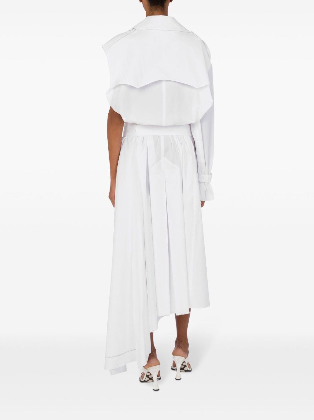 single-sleeve trench coat - 3