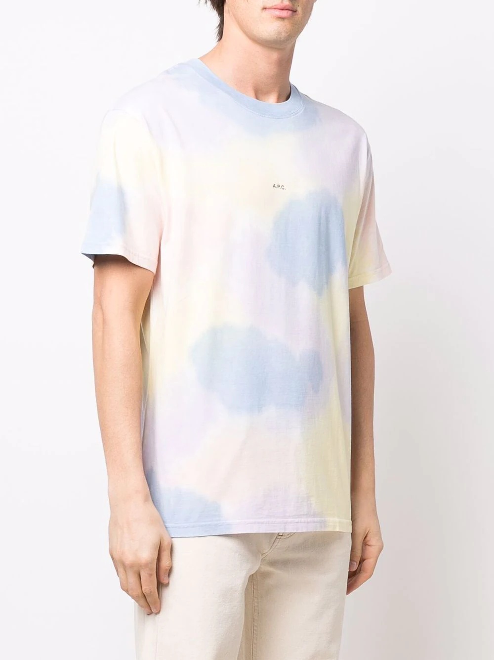 tie-dye print cotton T-shirt - 3