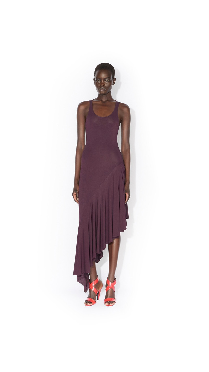 Alaïa ASYMMETRIC FLUID JERSEY DRESS outlook