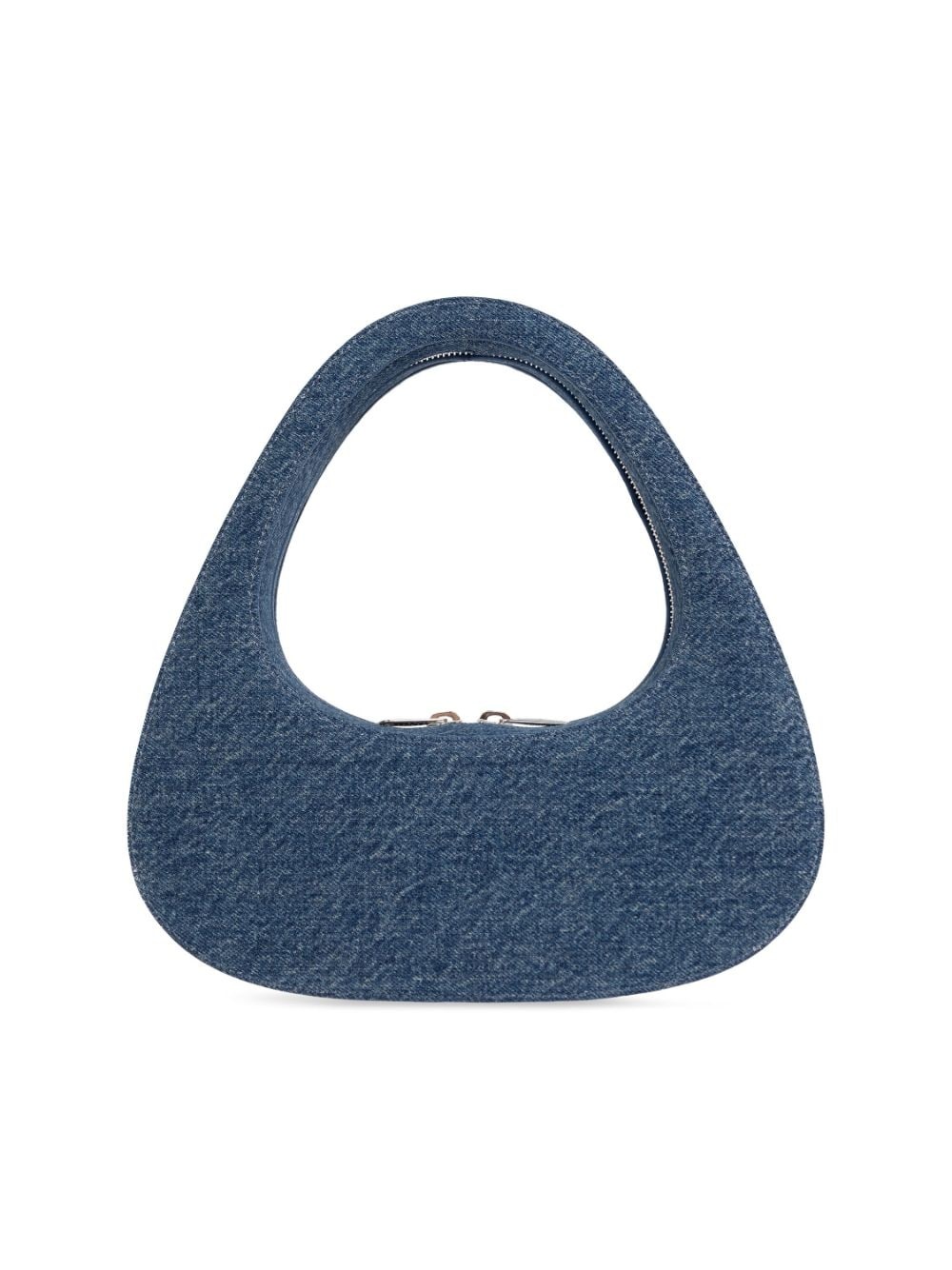 Swipe denim shoulder bag - 3