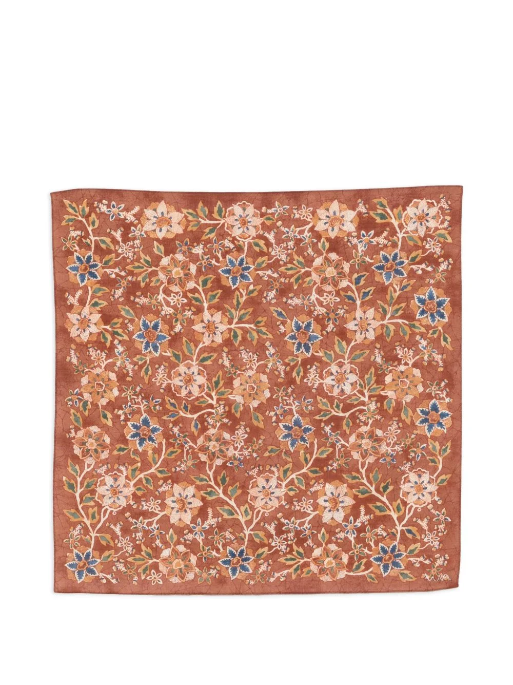 floral-print scarf - 1