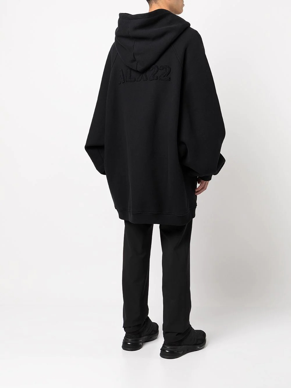 oversized zip-front hoodie - 4