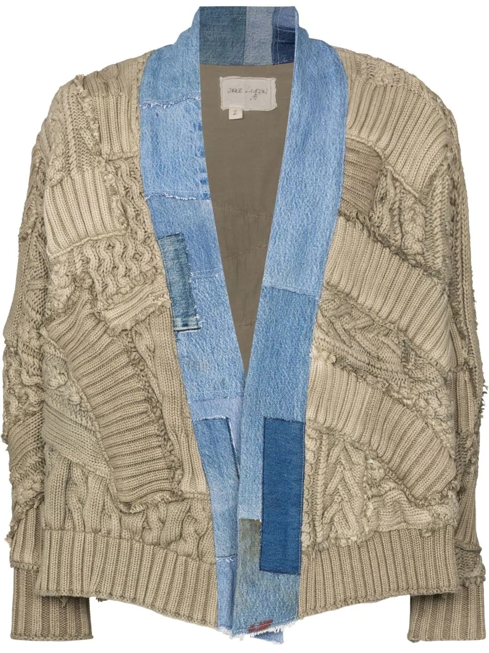 Fisherman cable-knit cardigan - 1