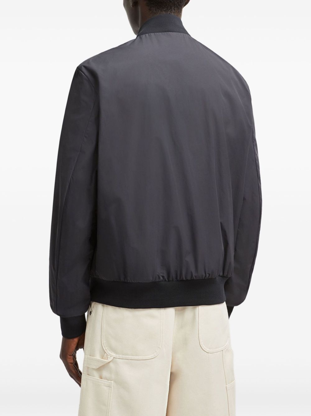 logo-patch jacket - 3