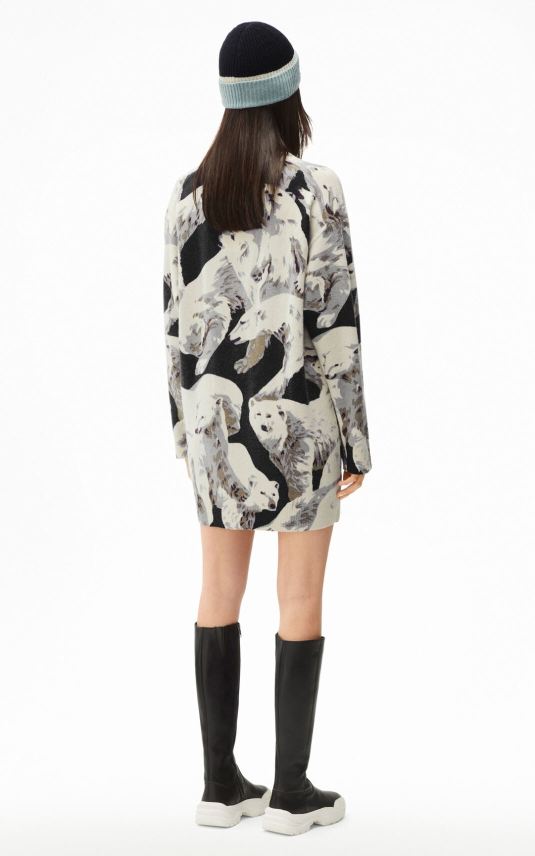 The Winter Capsule' 'Polar Bear' jumper dress - 3