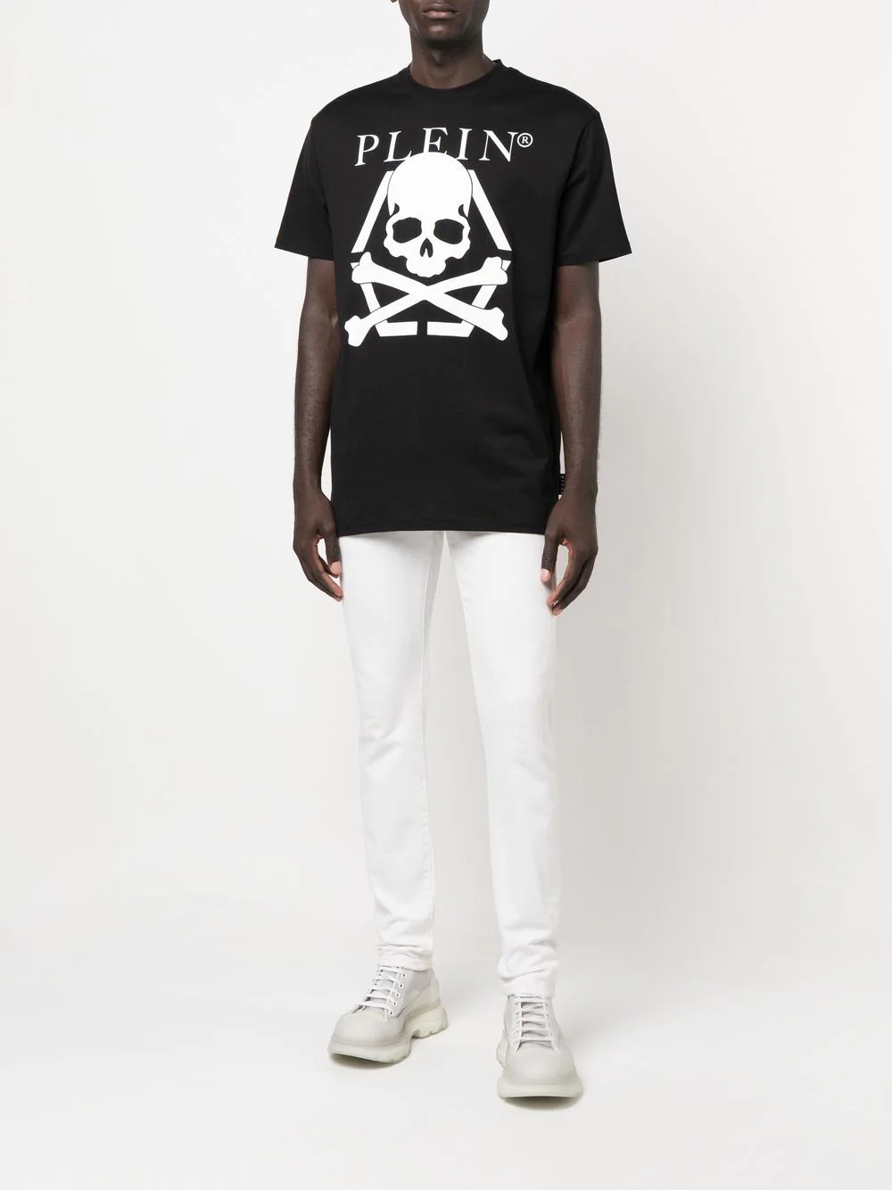 skull-print short-sleeved T-shirt - 2