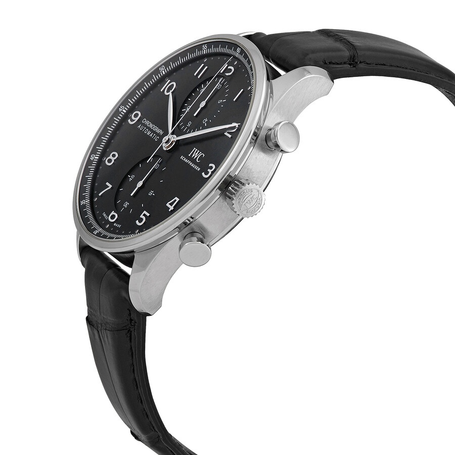 IWC Portugieser Chronograph Automatic Black Dial Men's Watch IW371609 - 2