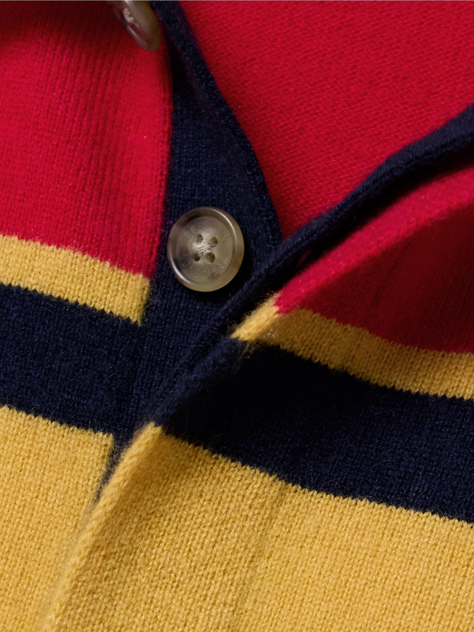 Rugby striped cashmere sweater Multi - 5