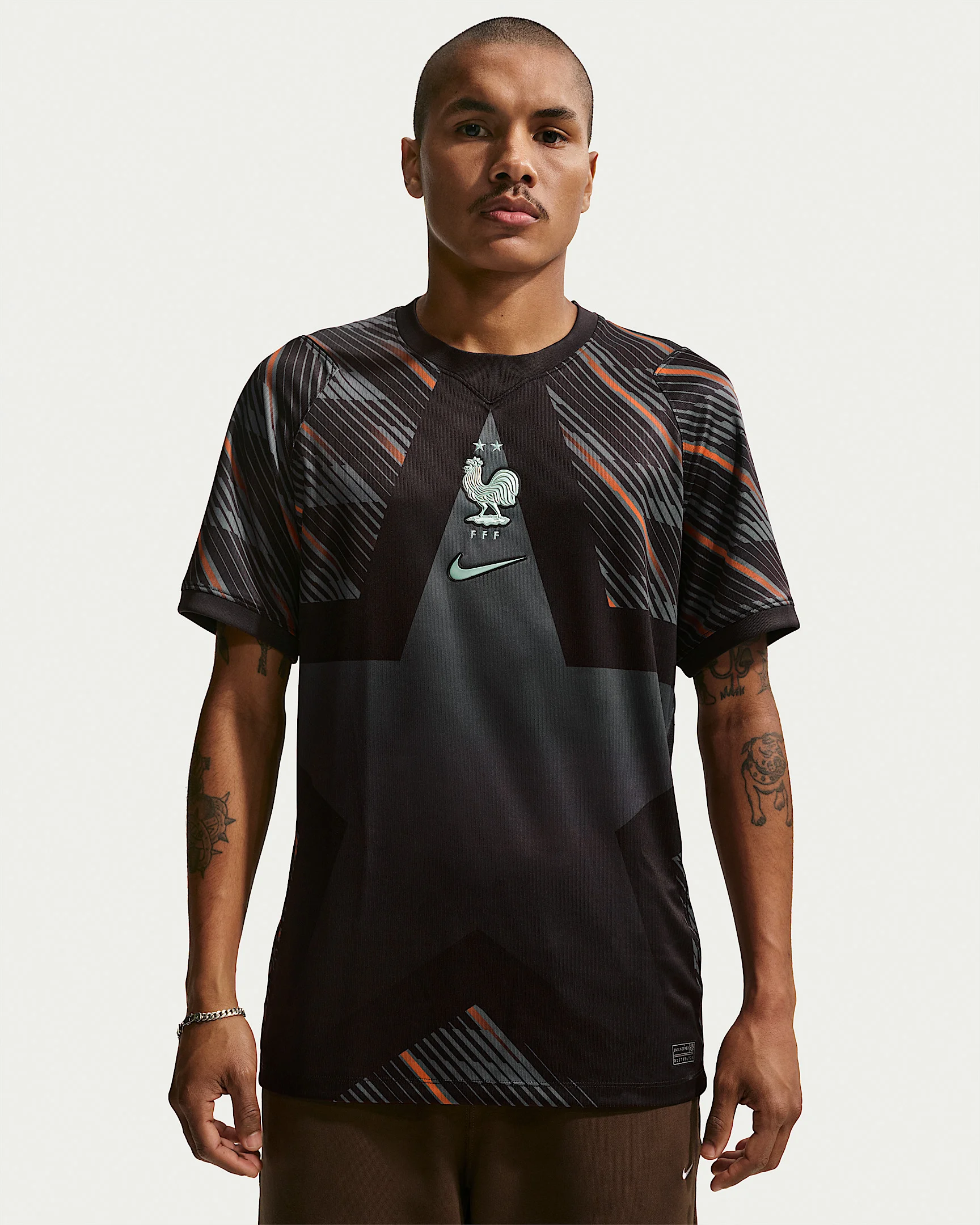 FFF 2026 Stadium Goalkeeper Men's Nike Dri-FIT Soccer Replica Short-Sleeve Jersey - 1