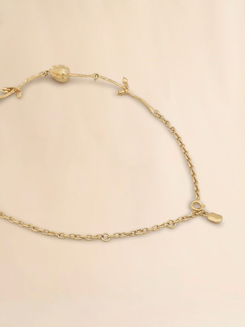 GOLD TULIP NECKLACE - 3