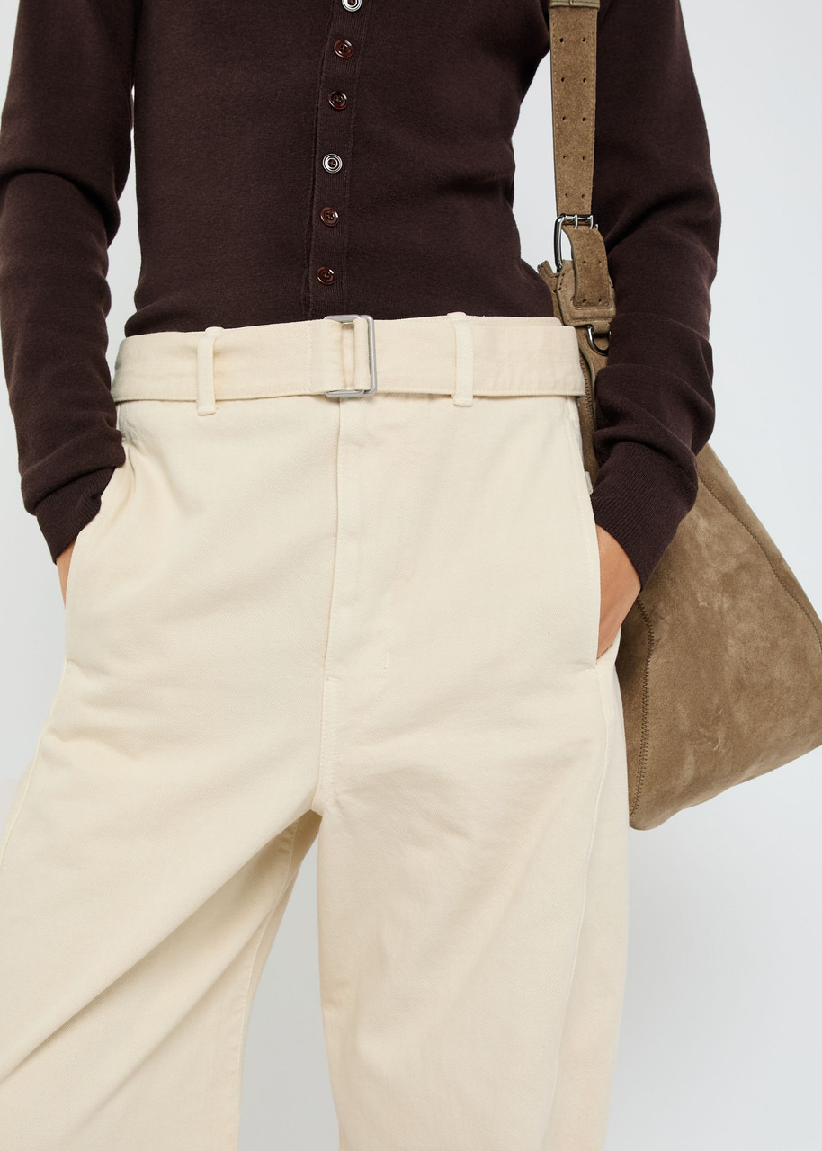 Lemaire Twisted Belted Denim Trousers - 5
