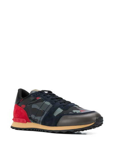 Valentino Rockstud camouflage sneakers outlook