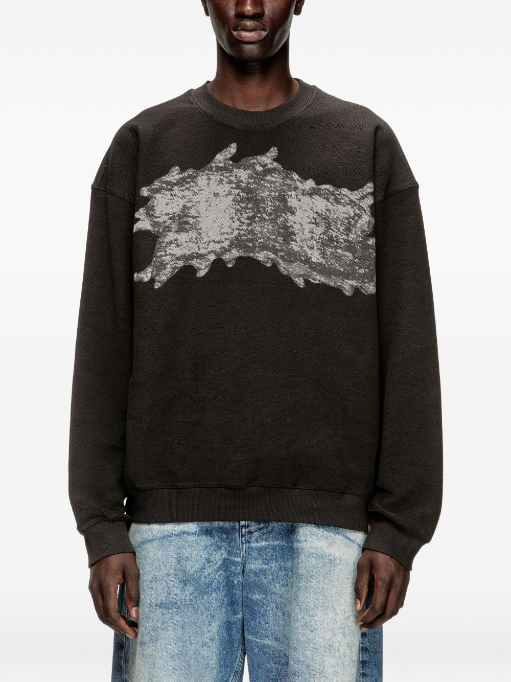 graffiti-print sweatshirt - 3
