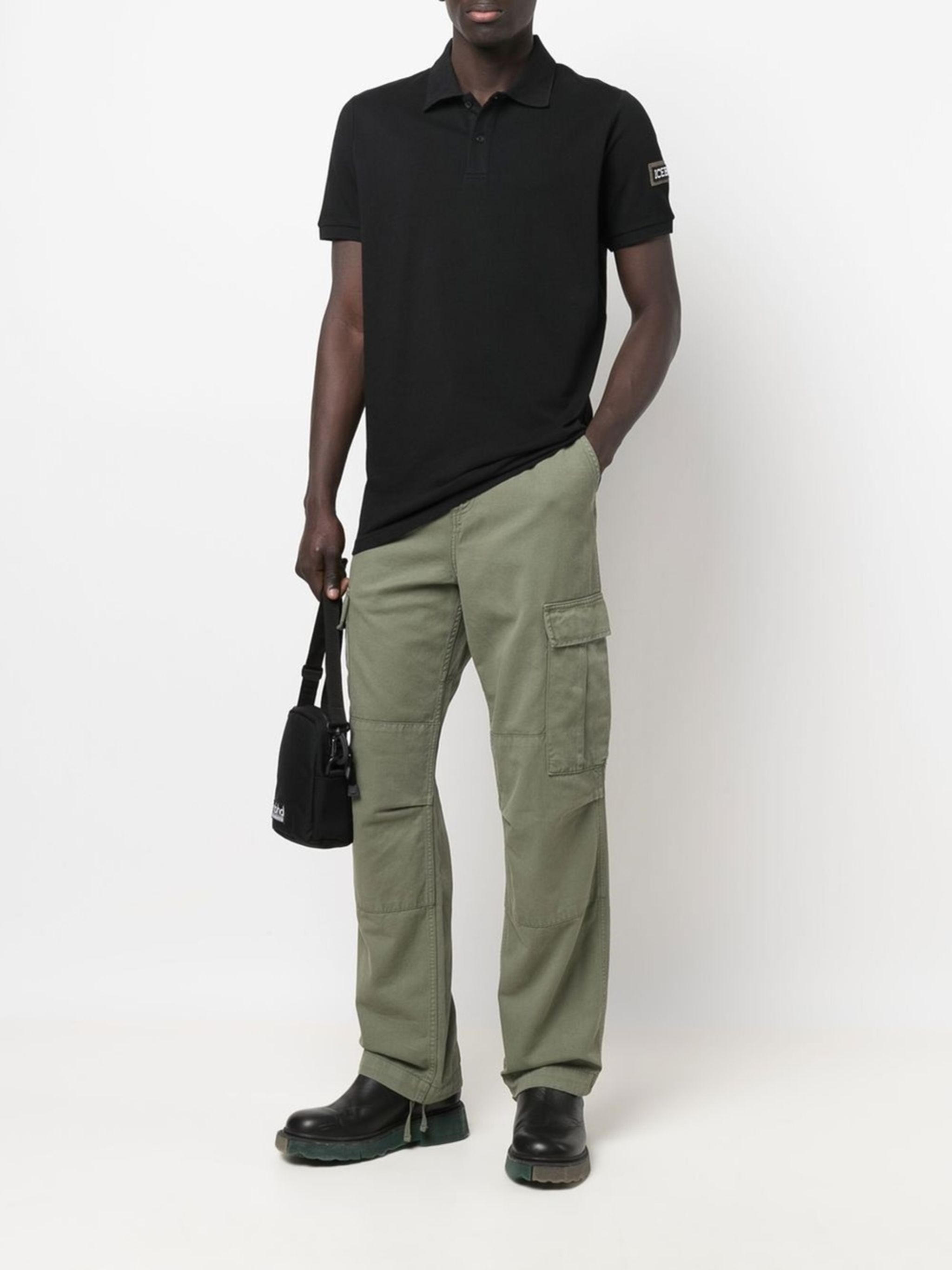 straight-leg cargo trousers - 2