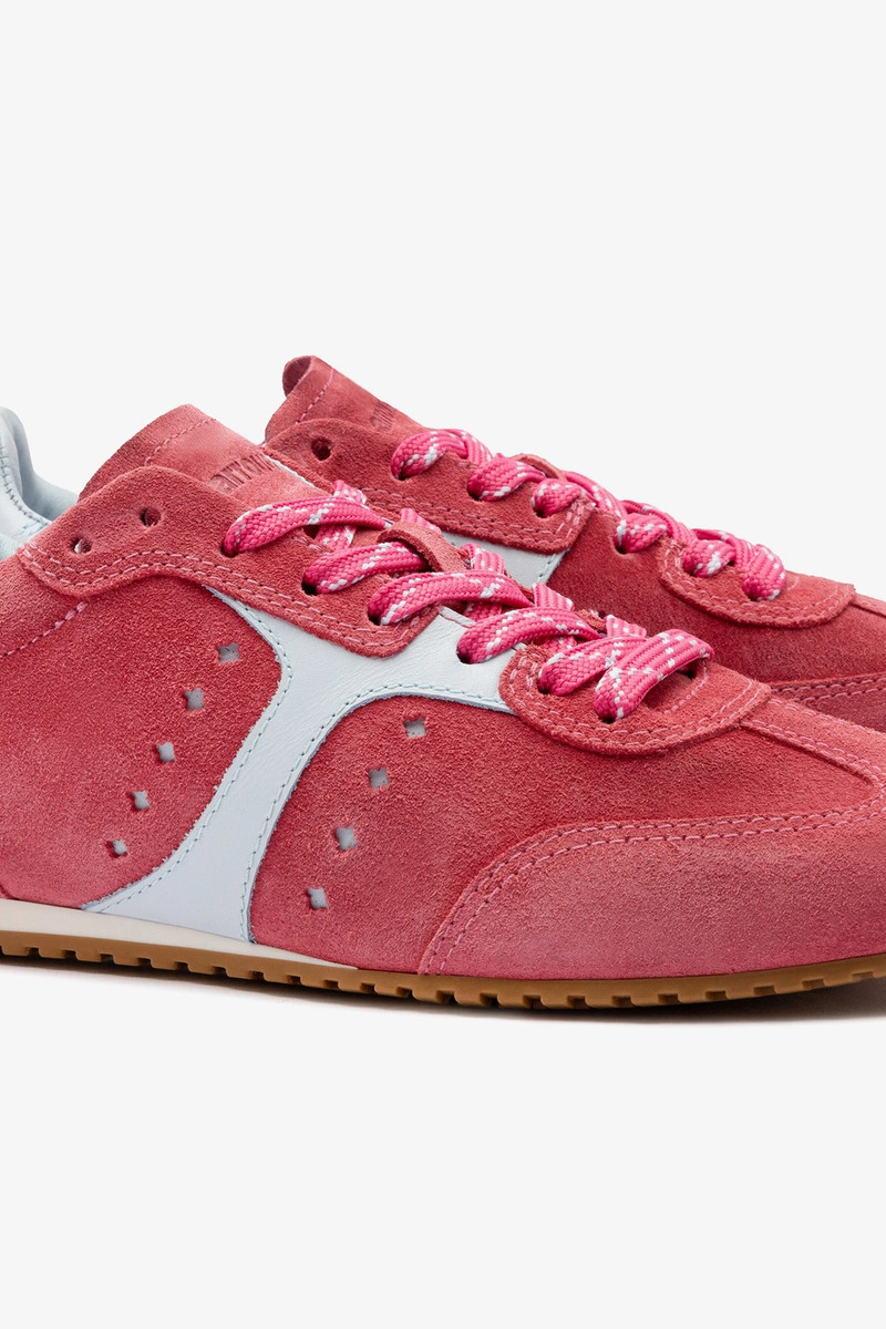 Stella Sneaker In Lampone Suede 5