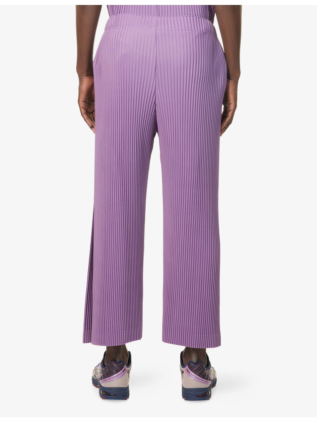 Pleats Straight-Leg Knitted Trousers - 4