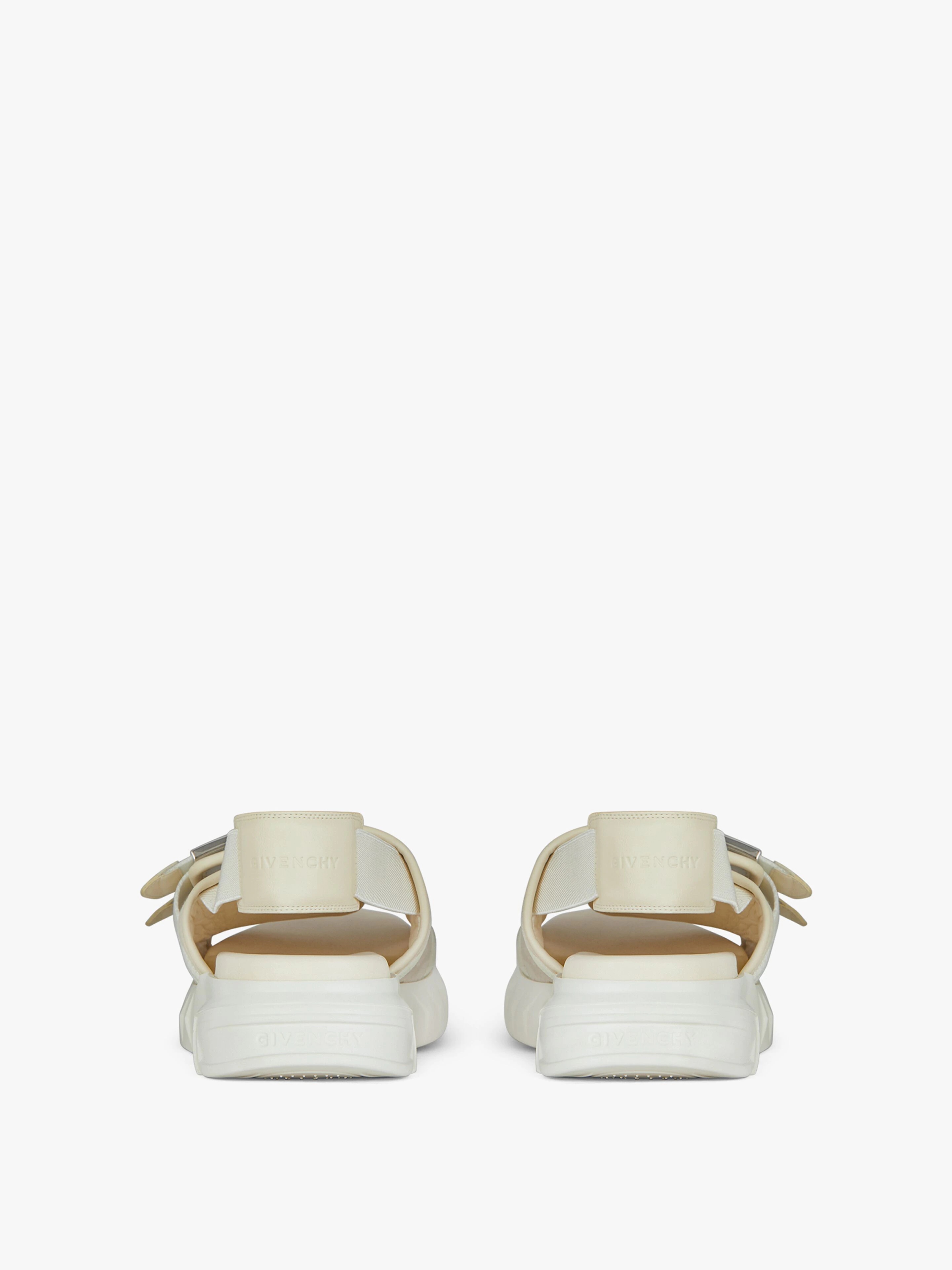 MARSHMALLOW SANDALS IN RUBBER, SUEDE, AND LEATHER - 5