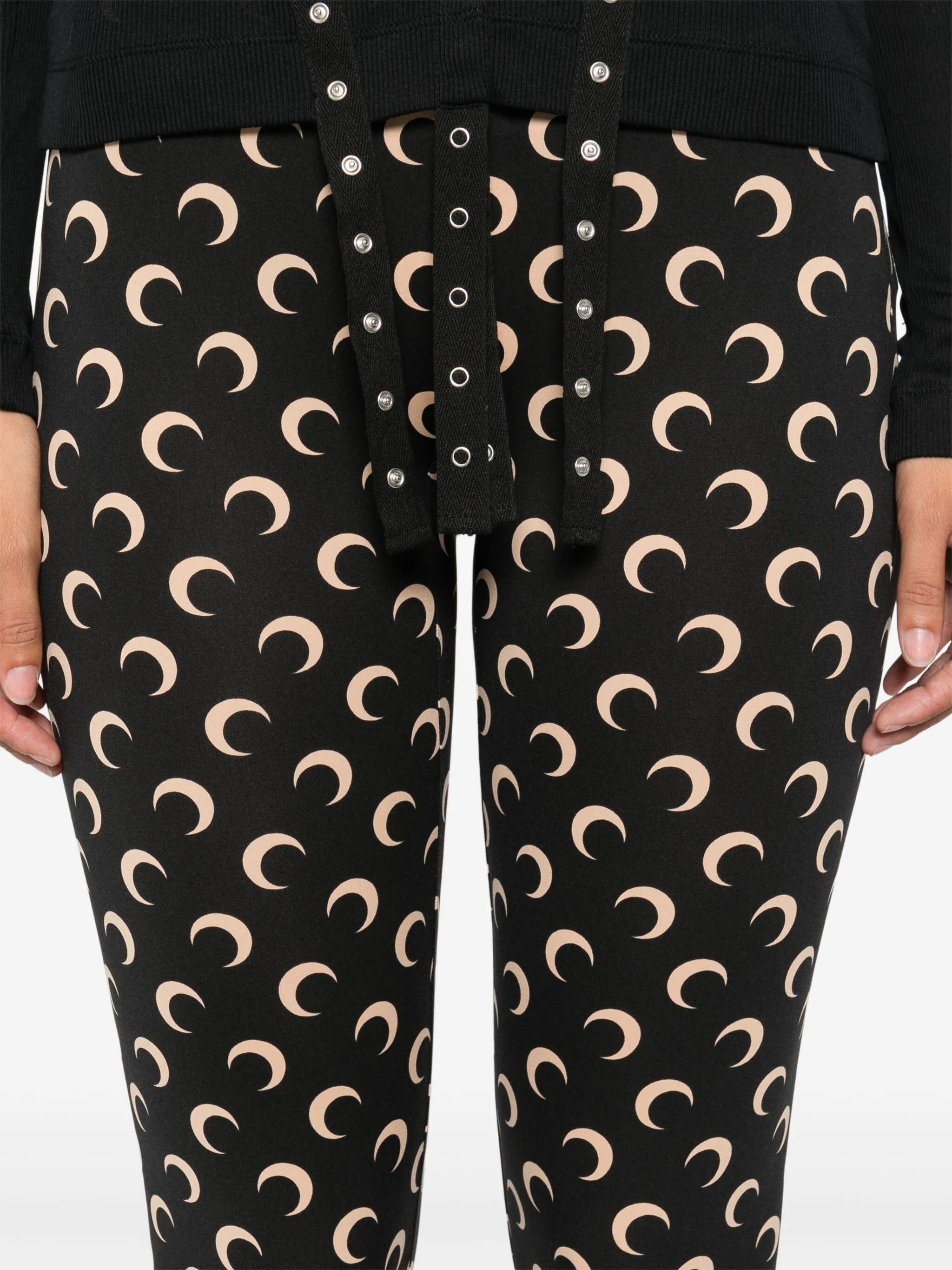 Marine Serre Crescent Moon-print Trousers - 4