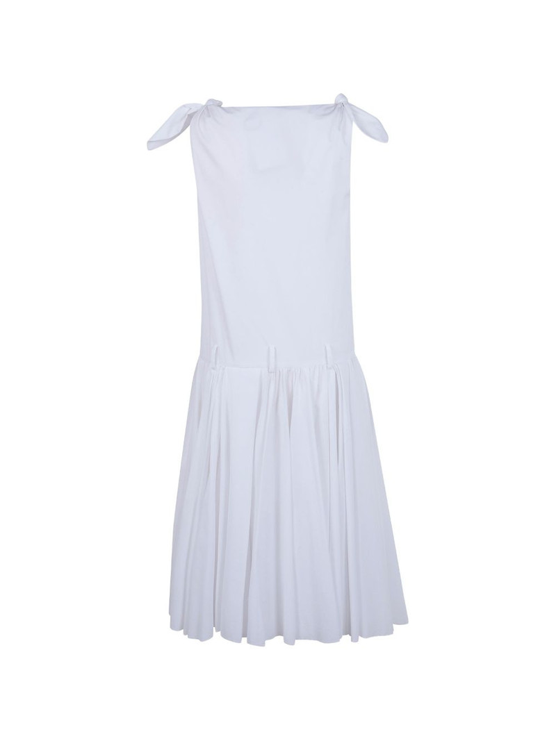 N°21 tie-shoulder midi dress outlook