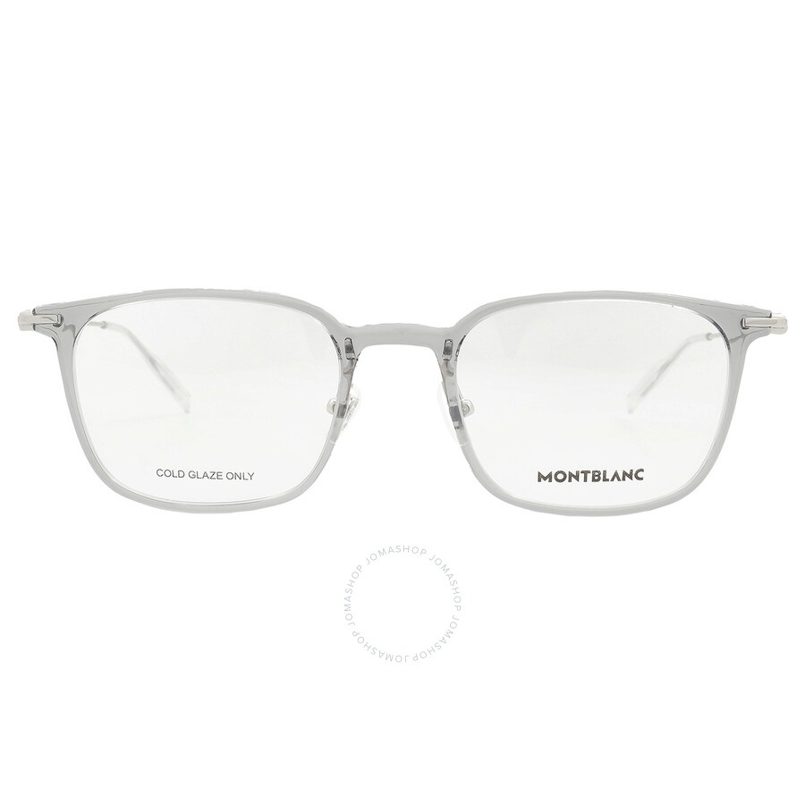 Montblanc Demo Rectangular Men's Eyeglasses MB0100O 002 52 - 1