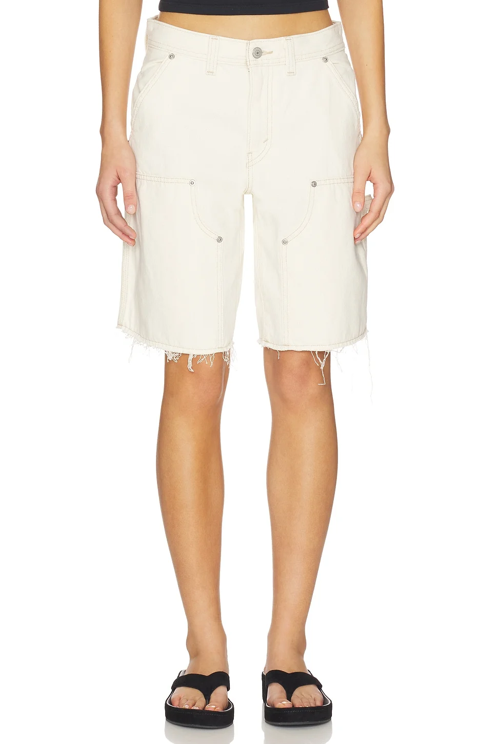 Baggy Dad Utility Jort - 1