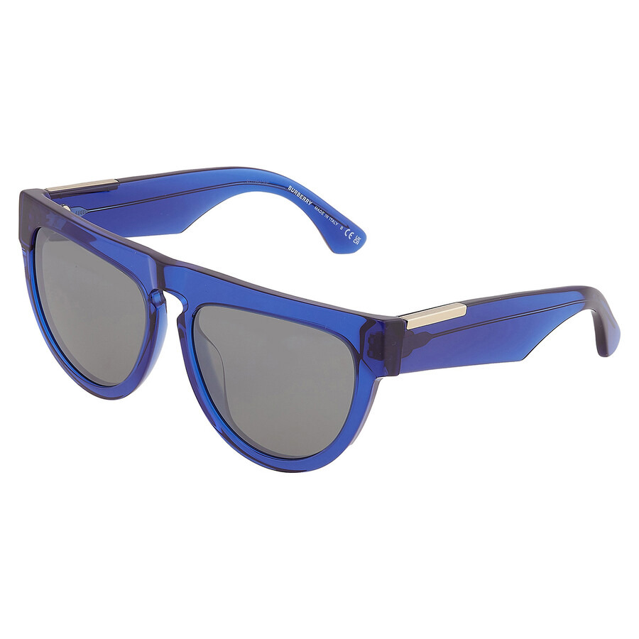 Burberry Grey Mirror Silver Irregular Ladies Sunglasses BE4416U 34926G 59 - 4
