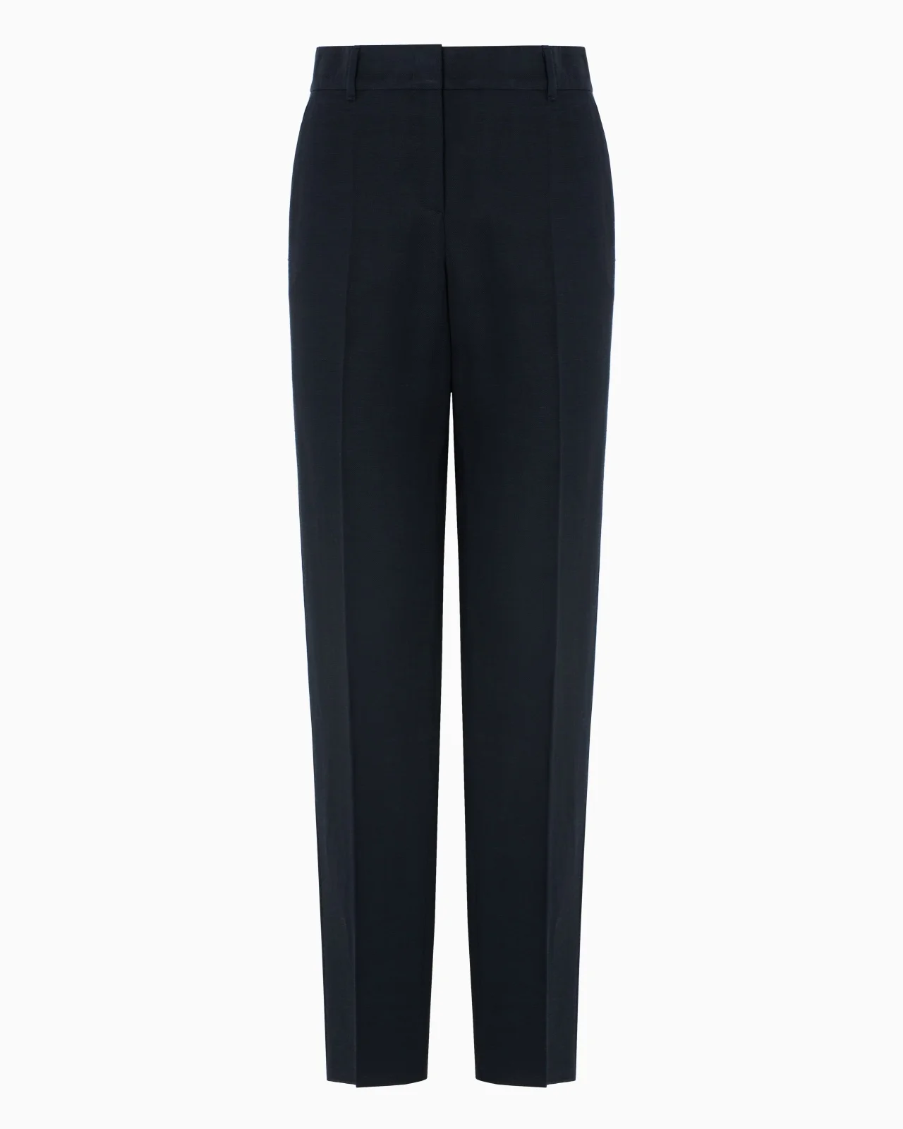 LINEN-BLEND TROUSERS WITH PLEATS - 1