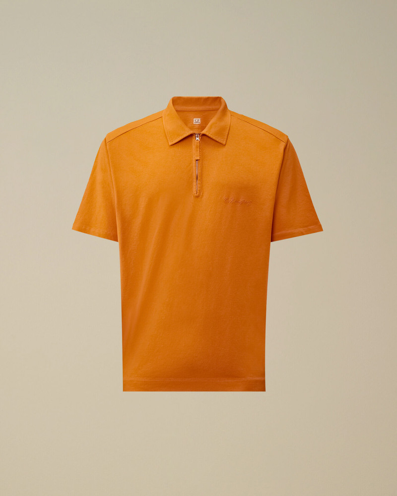 1020 Jersey Short Sleeve Half Zip Polo 1