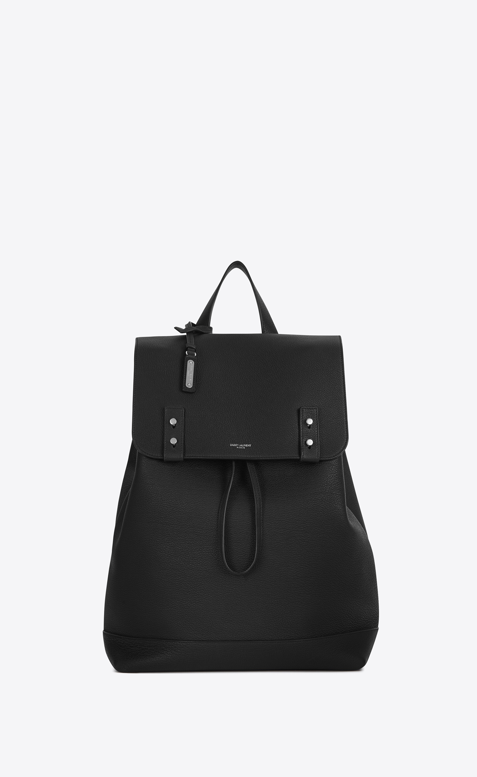 sac de jour backpack in grained leather - 1