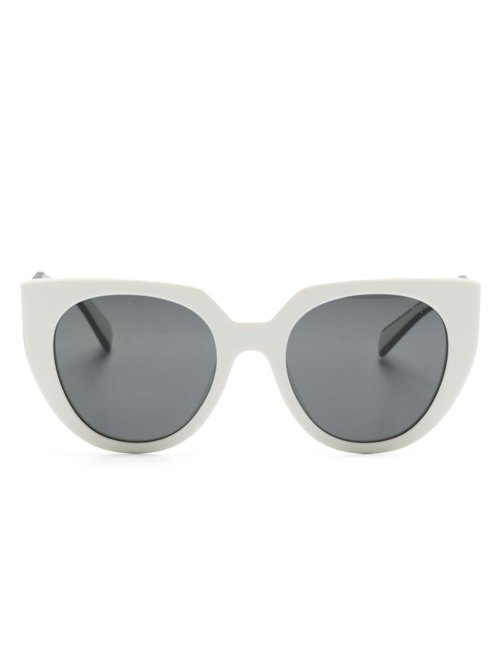 logo-lettering cat-eye frame sunglasses - 1