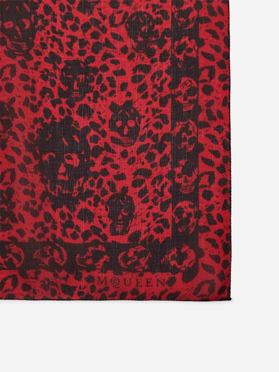 Alexander McQueen Leopard Motif Scarf - 2