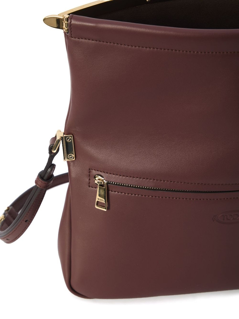 small Magenta Flap bag 4