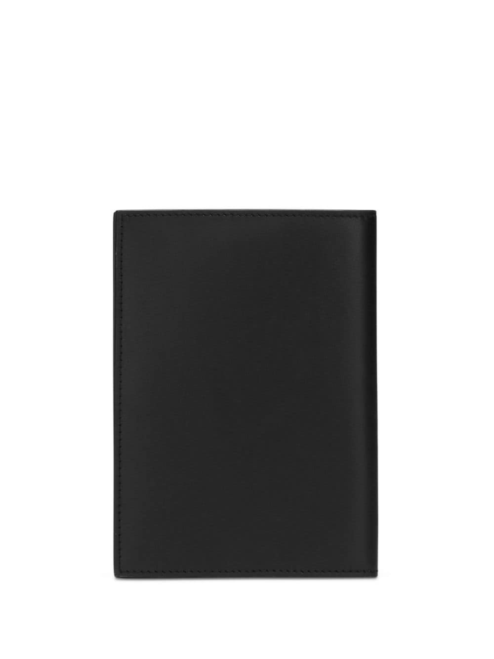logo-embossed leather wallet - 2