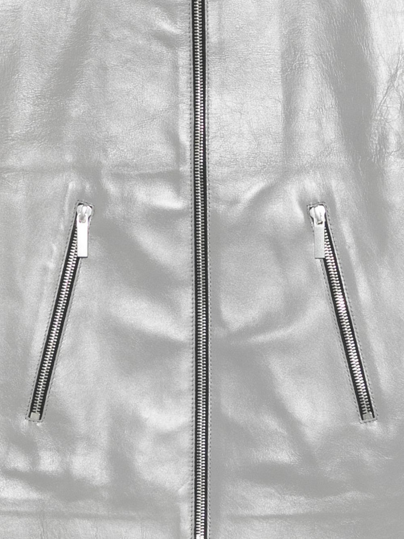 metallic-finish sleeveless gilet 3
