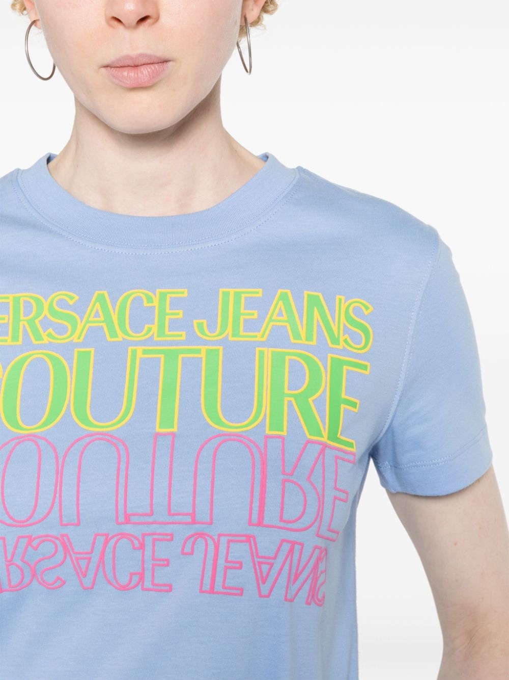 logo-print cotton T-shirt - 5